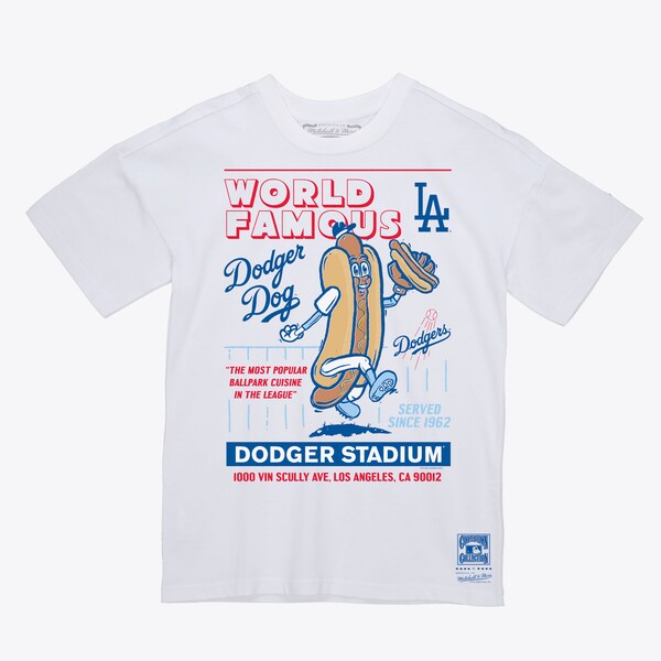 Los Angeles Dodgers White Dodger Dog T-Shirt