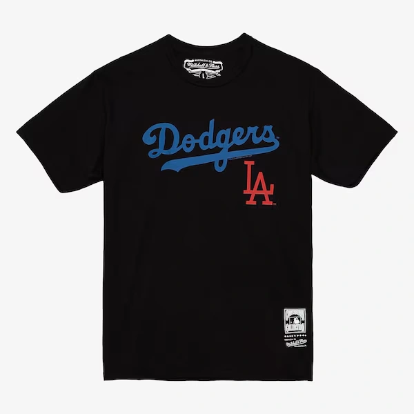 Los Angeles Dodgers Black Multi-Logo T-Shirt