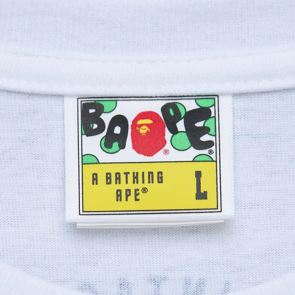 Bape x M&N White Vintage T-Shirt