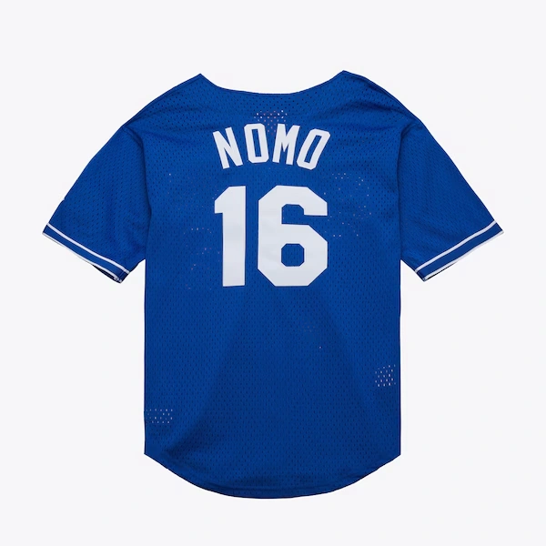 Youth Hideo Nomo Royal Los Angeles Dodgers Batting Practice Jersey 3 Youth Hideo Nomo Royal Los Angeles Dodgers Batting Practice Jersey