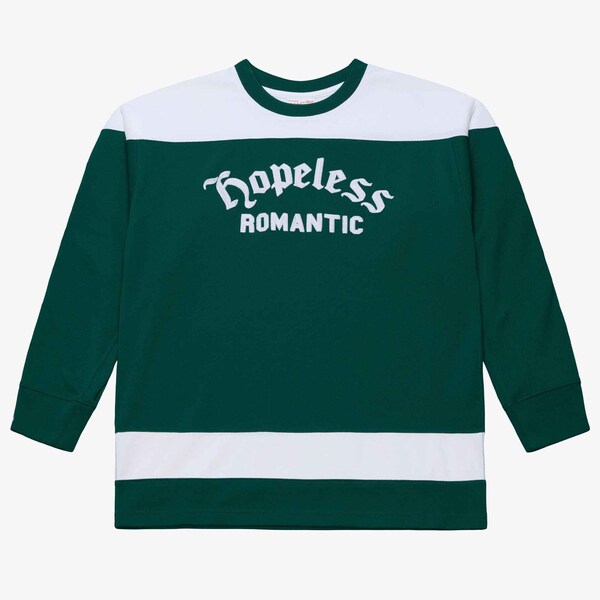 M&N x Emotionally Unavailable Green Hockey Jersey
