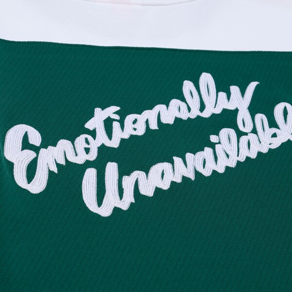 M&N x Emotionally Unavailable Green Hockey Jersey