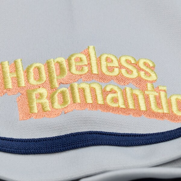 M&N x Emotionally Unavailable Gray Baseball Jersey