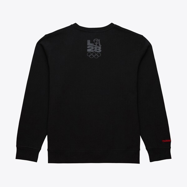 M&N x LA28 Black Fleece Pullover Sweatshirt 3 M&N x LA28 Black Fleece Pullover Sweatshirt