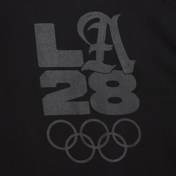 M&N x LA28 Black Fleece Pullover Sweatshirt 4 M&N x LA28 Black Fleece Pullover Sweatshirt