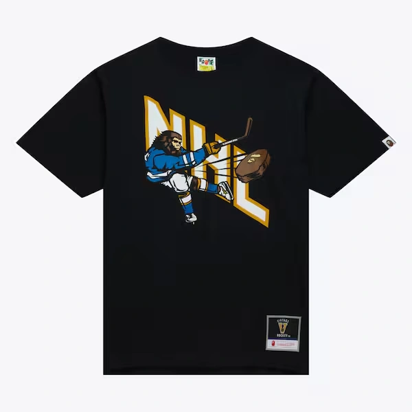 Bape x M&N Black Vintage T-Shirt
