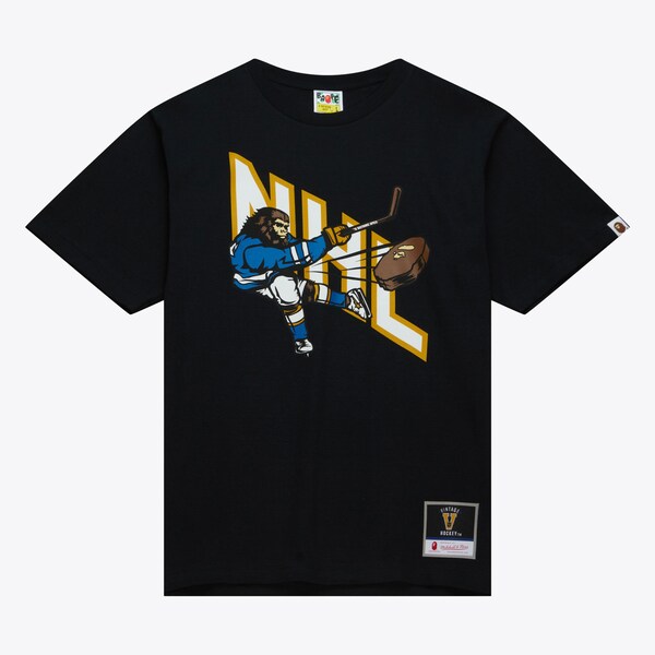 Bape x M&N Black Vintage T-Shirt