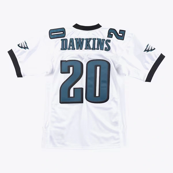 Brian Dawkins Philadelphia Eagles White 2004 Authentic Jersey
