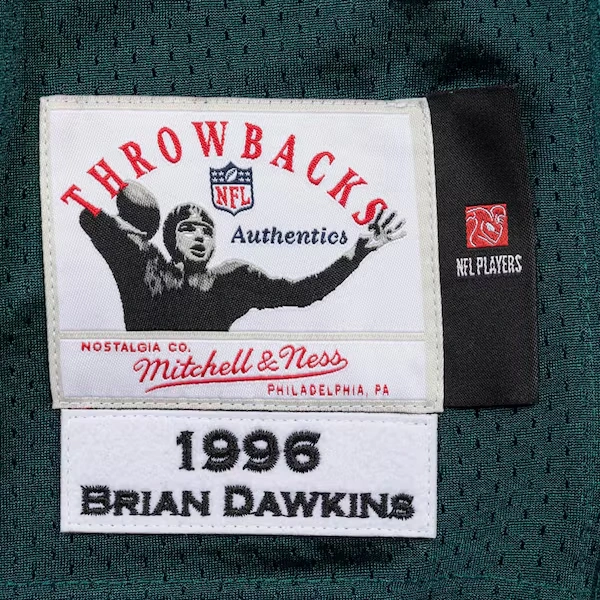 Brian Dawkins Philadelphia Eagles 1996 Midnight Green Authentic Jersey