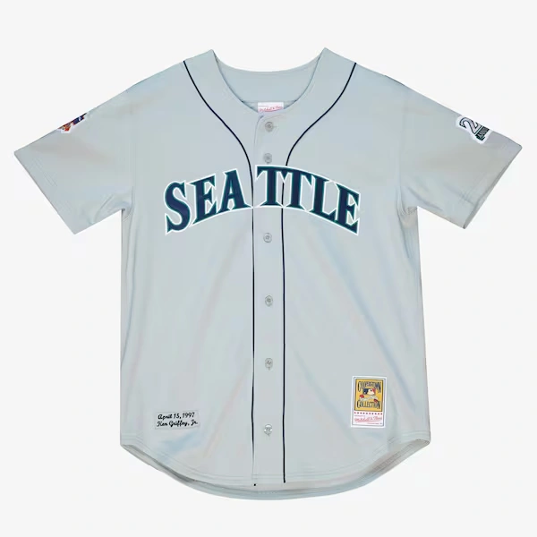 Ken Griffey Jr. Seattle Mariners 1997 Gray Authentic Player Jersey