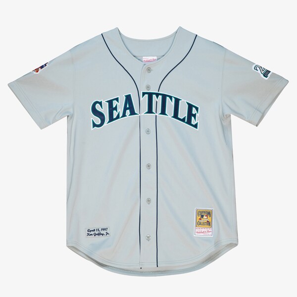 Ken Griffey Jr. Seattle Mariners 1997 Gray Authentic Player Jersey