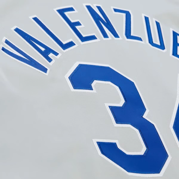 Fernando Valenzuela Los Angeles Dodgers 1980 MLB All-Star Game Gray Road Authentic Jersey 10 Fernando Valenzuela Los Angeles Dodgers 1980 MLB All-Star Game Gray Road Authentic Jersey