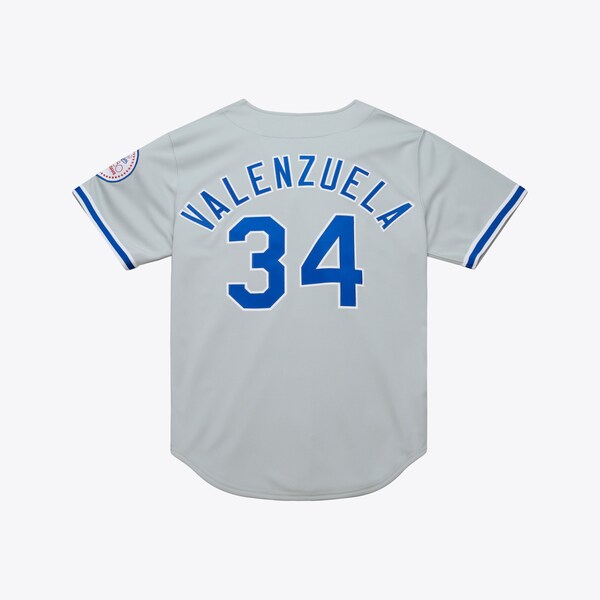 Fernando Valenzuela Los Angeles Dodgers 1980 MLB All-Star Game Gray Road Authentic Jersey 3 Fernando Valenzuela Los Angeles Dodgers 1980 MLB All-Star Game Gray Road Authentic Jersey