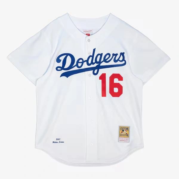 Hideo Nomo Los Angeles Dodgers 1997 White Authentic Player Jersey