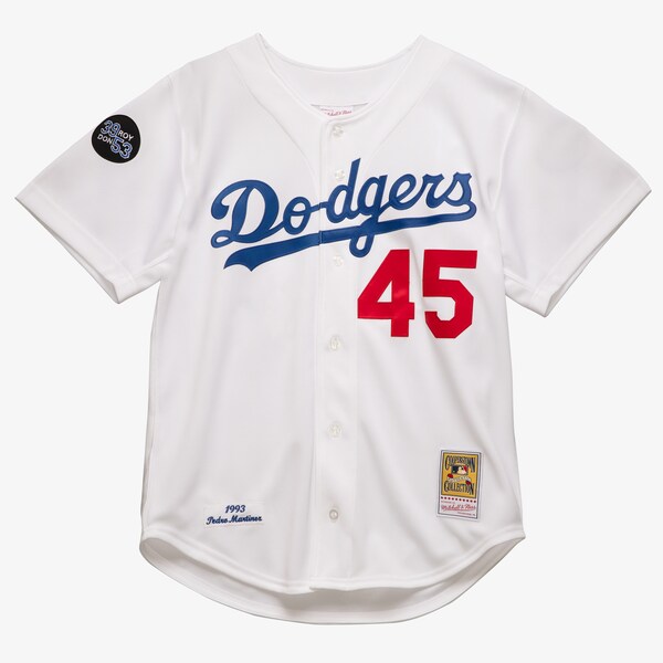 Pedro Martinez Los Angeles Dodgers 1993 White Authentic Player Jersey