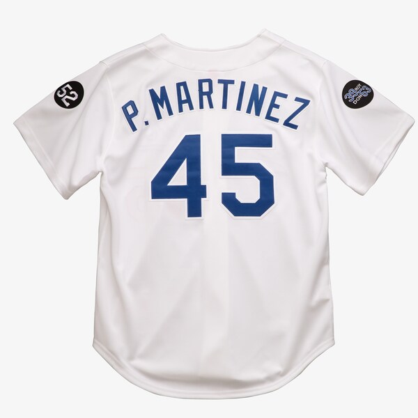 Pedro Martinez Los Angeles Dodgers 1993 White Authentic Player Jersey 3 Pedro Martinez Los Angeles Dodgers 1993 White Authentic Player Jersey