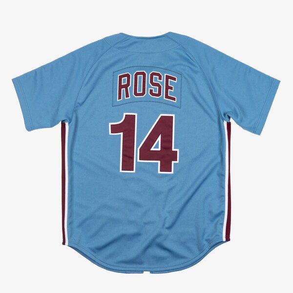 Pete Rose Philadelphia Phillies 1980 Light Blue Authentic Player Jersey