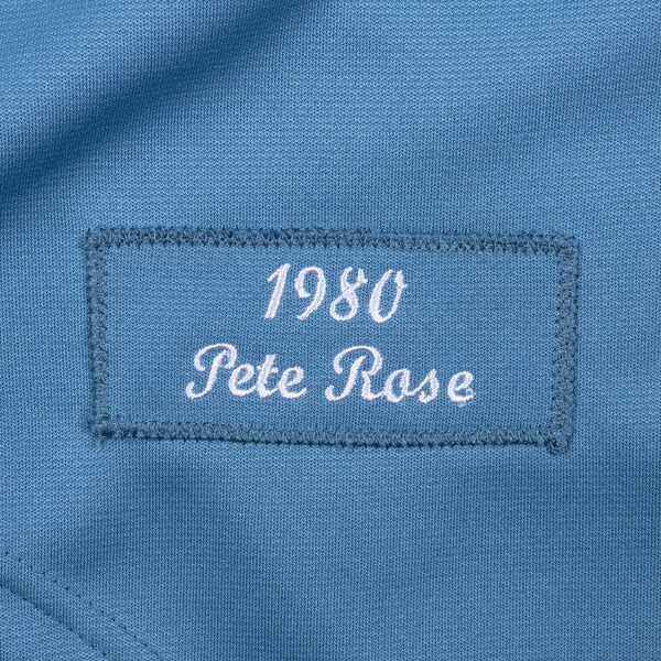 Pete Rose Philadelphia Phillies 1980 Light Blue Authentic Player Jersey