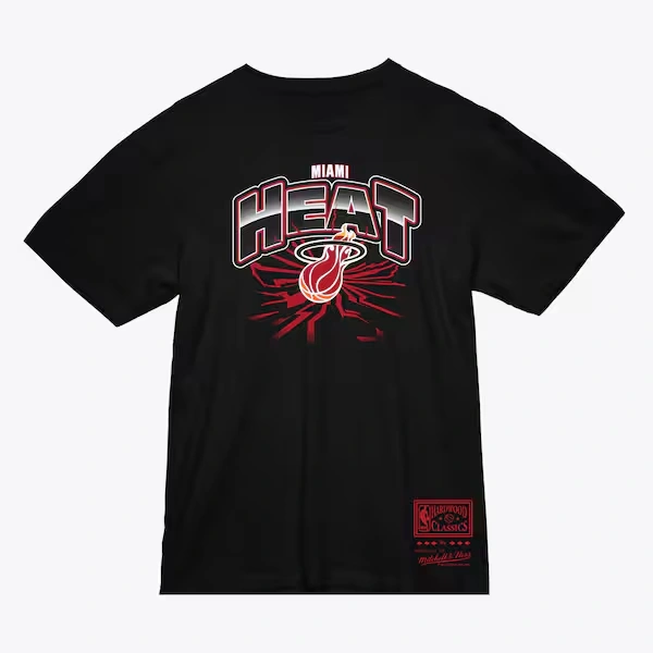Miami Heat Black Earthquake T-Shirt