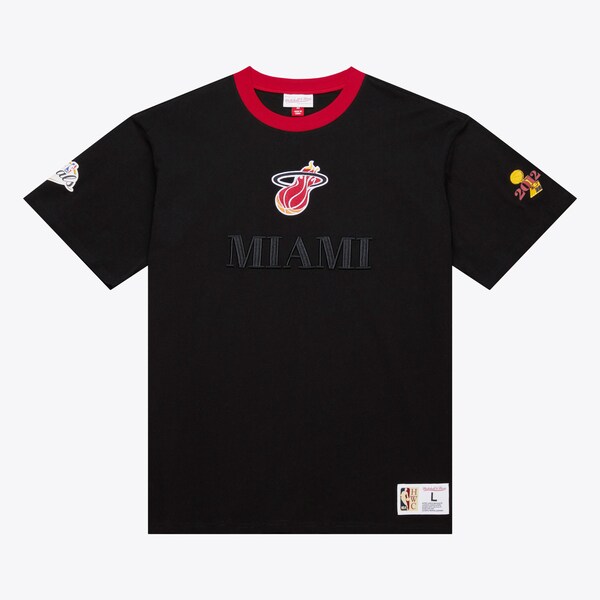 Miami Heat Black Team OG 3.0 Vintage T-Shirt
