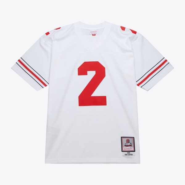 Cris Carter Ohio State Buckeyes 1986 White Legacy Jersey