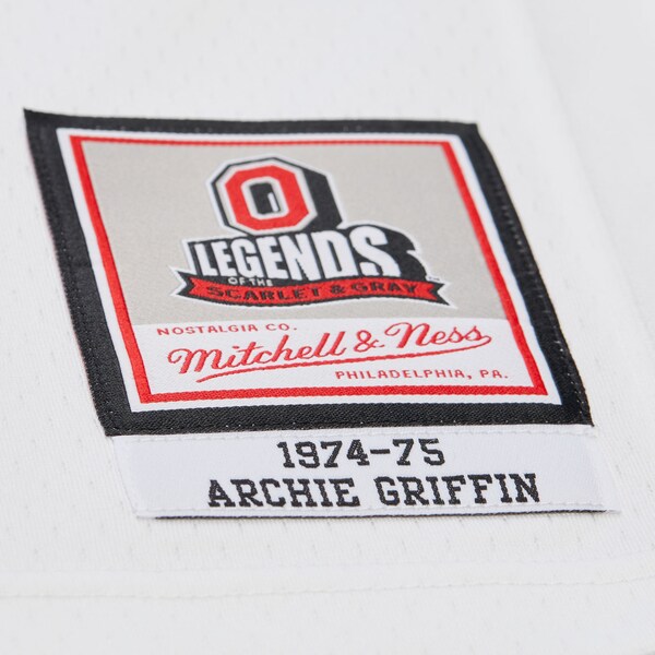 Archie Griffin Ohio State Buckeyes 1974-75 White Legacy Jersey 5 Archie Griffin Ohio State Buckeyes 1974-75 White Legacy Jersey