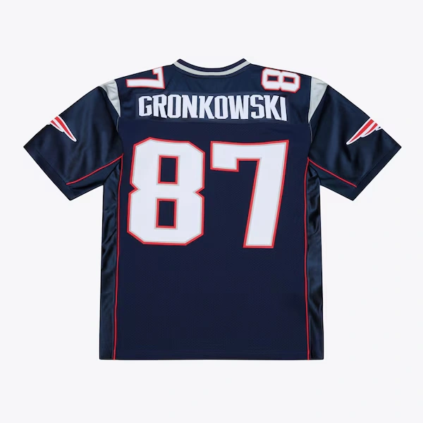 Rob Gronkowski New England Patriots 2010 Navy Authentic Jersey 3 Rob Gronkowski New England Patriots 2010 Navy Authentic Jersey