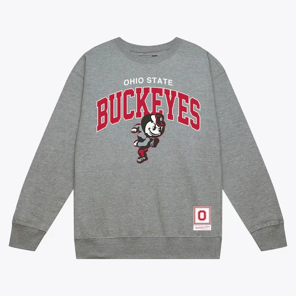 Heather Gray Ohio State Buckeyes Classic Arch Sweatshirt