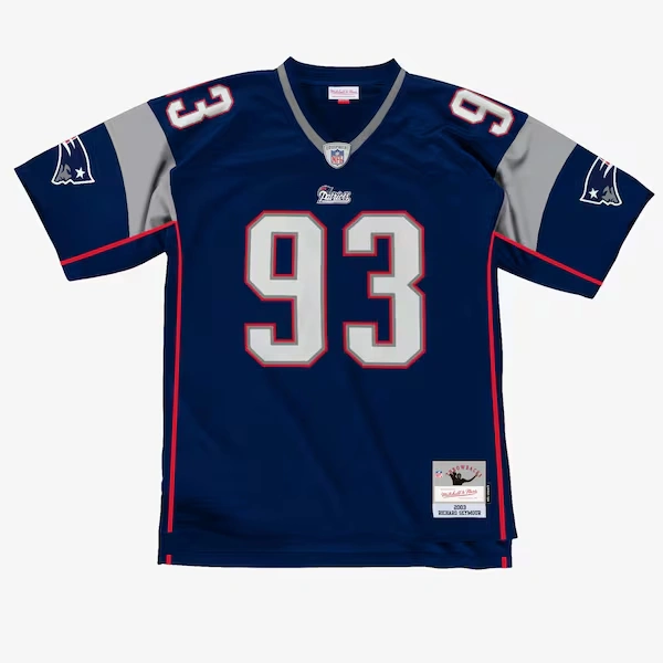 Richard Seymour New England Patriots Navy 2003 Legacy Player Jersey