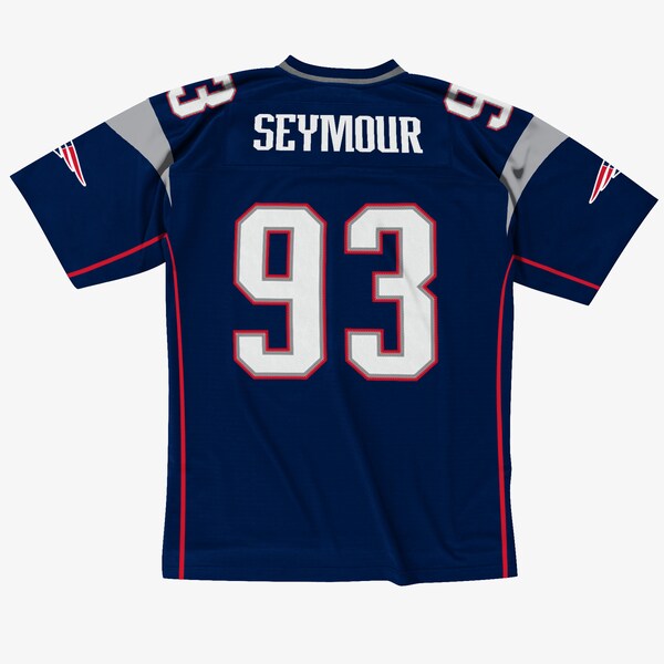 Richard Seymour New England Patriots Navy 2003 Legacy Player Jersey 3 Richard Seymour New England Patriots Navy 2003 Legacy Player Jersey
