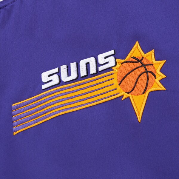Phoenix Suns Purple Primetime Vintage Satin Full-Snap Jacket