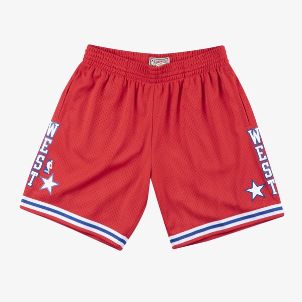 1988 NBA All-Star Game Red West Swingman Shorts