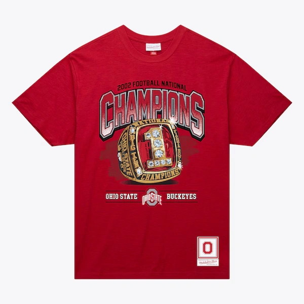 Ohio State Buckeyes Scarlet Ring T-Shirt