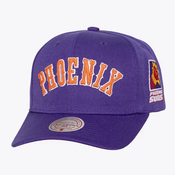 Phoenix Suns Purple Hardwood Classics Chain Gang Pro Crown Snapback Hat