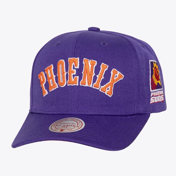 Phoenix Suns Purple Hardwood Classics Chain Gang Pro Crown Snapback Hat