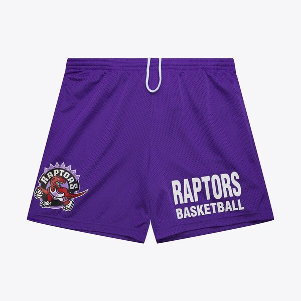 Toronto Raptors Purple Vintage Logo Gameday Mesh 7\" Shorts