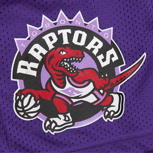 Toronto Raptors Purple Vintage Logo Gameday Mesh 7\" Shorts