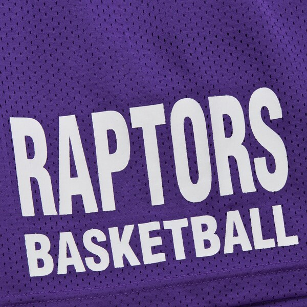 Toronto Raptors Purple Vintage Logo Gameday Mesh 7\" Shorts