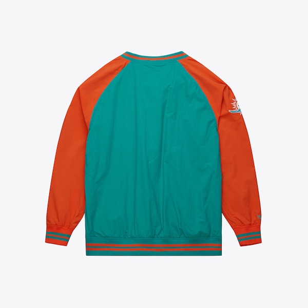 Miami Dolphins Aqua Current Nylon Pullover 3 Miami Dolphins Aqua Current Nylon Pullover
