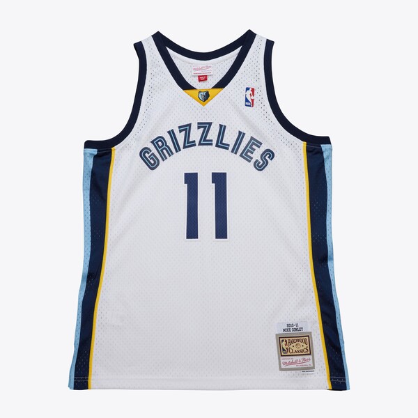 Mike Conley Memphis Grizzlies 2010-11 White Swingman Jersey
