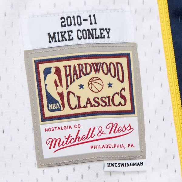 Mike Conley Memphis Grizzlies 2010-11 White Swingman Jersey