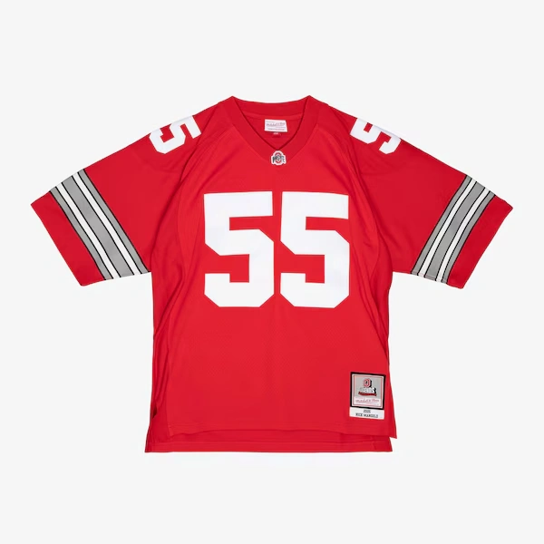 Nick Mangold Ohio State Buckeyes Scarlet 2000 Legacy Jersey