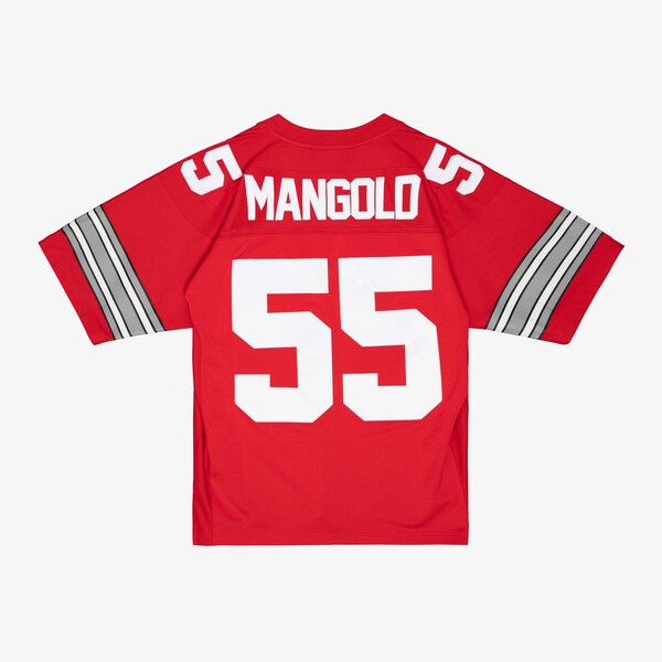 Nick Mangold Ohio State Buckeyes Scarlet 2000 Legacy Jersey 3 Nick Mangold Ohio State Buckeyes Scarlet 2000 Legacy Jersey