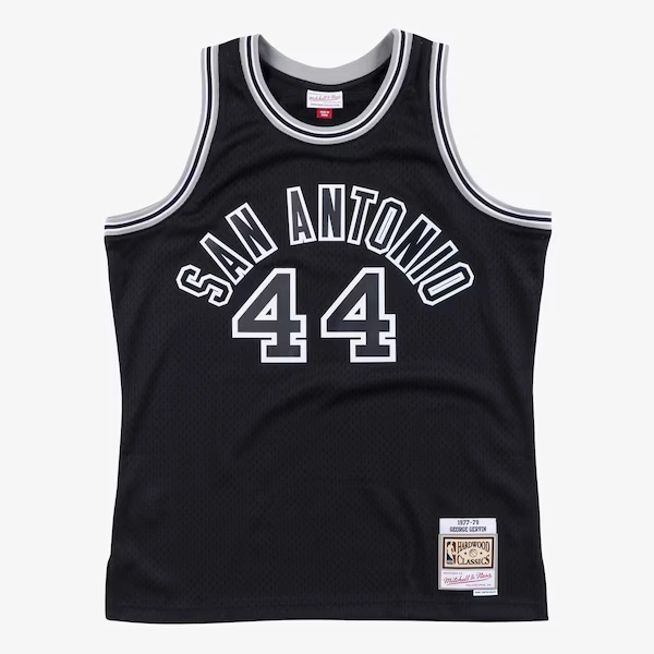 George Gervin San Antonio Spurs 1977-78 Black Swingman Player Jersey