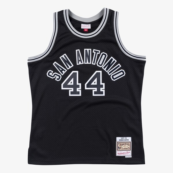 George Gervin San Antonio Spurs 1977-78 Black Swingman Player Jersey
