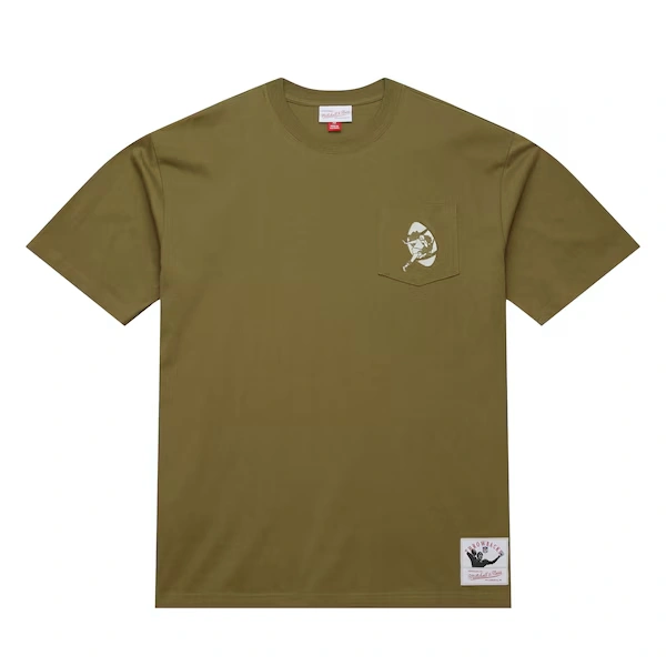 Green Bay Packers Olive Vintage Premium Pocket T-Shirt