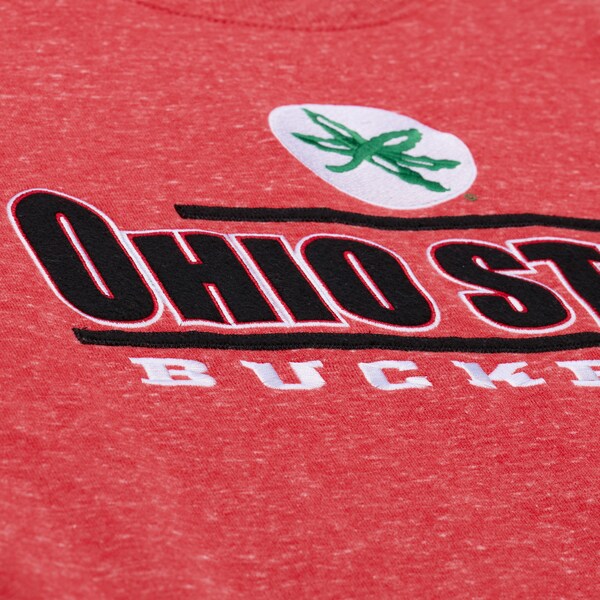 Ohio State Buckeyes Scarlet Throwback Fleece Sweatshirt