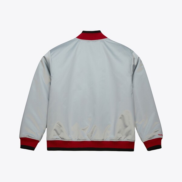 Ohio State Buckeyes 1986 Silver Vintage Satin Full-Snap Jacket 3 Ohio State Buckeyes 1986 Silver Vintage Satin Full-Snap Jacket