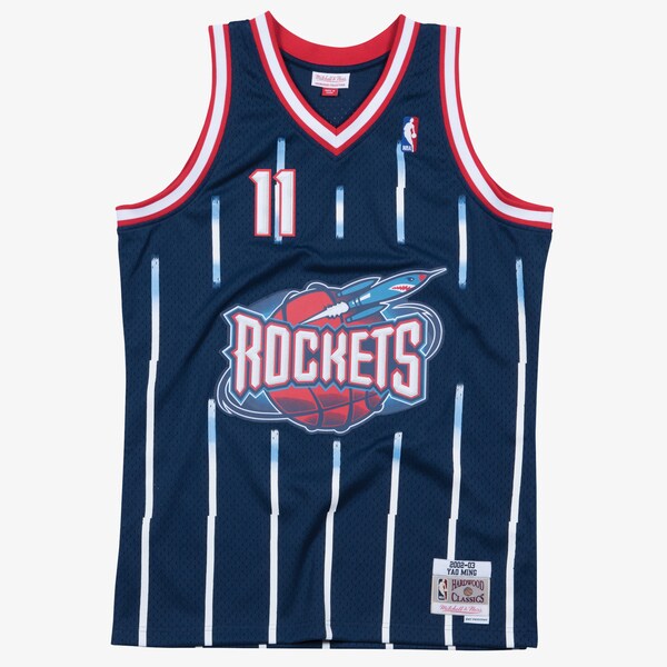 Yao Ming Houston Rockets 2002-03 Navy Swingman Player Jersey