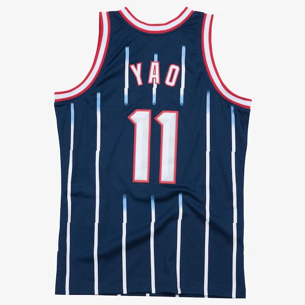 Yao Ming Houston Rockets 2002-03 Navy Swingman Player Jersey